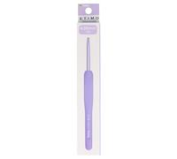 Tulip Etimo Murasaki Uncinetto - Uncinetto Ergonomico in Alluminio con Impugnatura Softgrip, Leggero e Punta Liscia per Tutti i Tipi di Filato, Manico Viola, 4.00mm - 1 Pezzo