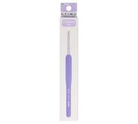 Tulip Etimo Murasaki Uncinetto - Uncinetto Ergonomico in Alluminio con Impugnatura Softgrip, Leggero e Punta Liscia per Tutti i Tipi di Filato, Manico Viola, 3.50mm - 1 Pezzo