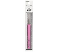 Tulip TEL-12E Crochet Hook, Acciaio, Pink, Size 12 (0.60mm)