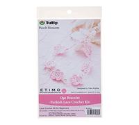 Tulip Kit Oya per Bracciale in Pizzo Turco - 1 Pezzo - Rosa e Bianco