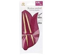 Tulip KS-800600 Ferri da Maglia, bambù, Beige, 80 cm x 6.00 mm