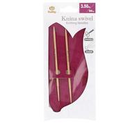 Tulip KS-800350 Ferri da Maglia, bambù, Beige, 80 cm x 3.50 mm