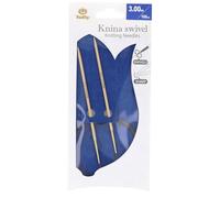Tulip KS-1000300 Ferri da Maglia, bambù, Beige, 100 cm x 3.00 mm