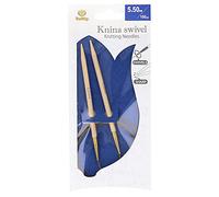 Tulip KS-1000550 Ferri da Maglia, bambù, Beige, 100 cm x 5.50 mm
