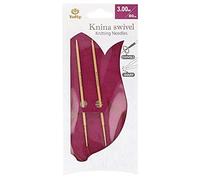 Tulip KS-800300 Ferri da Maglia, bambù, Beige, 80 cm x 3.00 mm