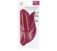 Tulip KS-800400 Ferri da Maglia, bambù, Beige, 80 cm x 4.00 mm
