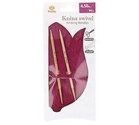 Tulip KS-800450 Ferri da Maglia, bambù, Beige, 80 cm x 4.50 mm