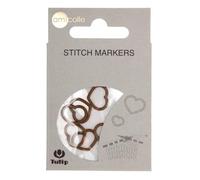 Tulip Marker per Maglia a Cuore L Marrone - 1 Pezzo