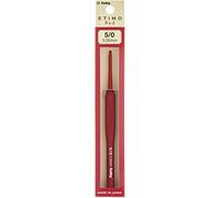Tulip Needle Company - Uncinetto misura 5, elastomeri termoplastici, rosso, 3 mm