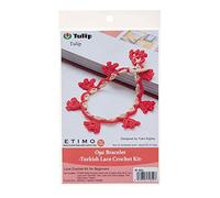 Tulip Oya Kit per Bracciale in Pizzo Turco - 1pc - Rosso e Beige