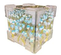 TULIP SCHERR LAMP 1 SET CINETTO CUBBE FASE TULIP NOTTE LUCE DI TULIPA NOTTE MIRROR LIGUATA 4X4IN LAMPAGNO TULIPA DI TULIPA DIY 2 IN 1 INFINITE RAMIZIONE DECORATIVA DECORATIVA LIGHITÀ DI FLOWER P