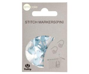 Tulip Stitch Markers, Blue, Taglia Unica