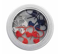 Tulip Stitch markers heart set small - 1pc