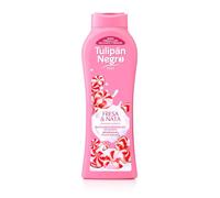 Black Tulip Shower Gel di fragole e panna, rosa, dolci, 720 millilitri
