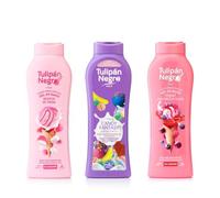 Tulipán Negro Set 3 Bagnoschiuma da 650ml Collezione Gourmand (SET-4)