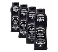 Tulipan Nero, Nero Ginseng gel da bagno, rivitalizzante 720 ml (Confezione da 4)