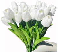 Tulipani Artificiali 12 Pezzi Fiori Finti Tulipano Bouquet sposa decorazione