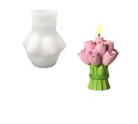 Tulipani che fanno con silicone per uso alimentare per progetti fatti a mano e decorativi in silicone riutilizzabile