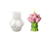 Tulipani che fanno silicone tolleranza al calore design flessibile per la decorazione della casa e forniture per feste Artigianato fatto a mano