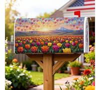 Tulipani - Coperture magnetiche per cassette postali, protezione per cassette postali per decorazioni esterne, 53 x 64 cm