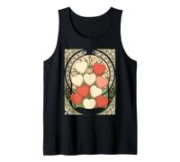 Tulipani E Cuori Romantico Art Nouveau Canotta