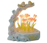 Tulipani Illuminati - Kit Lampada Fai-da-Te Luce Notturna Floreale con e Ramo, Lampada da Tavolo a LED per l'arredamento della Camera da Letto, Pronta con Scatola e Borsa, Tulipani Style-1