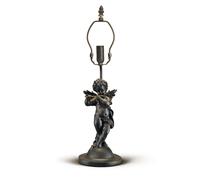 TULIPANO Lampada da tavolo in resina e zama senza paralume disegno angelo attacco E27 d.17cm