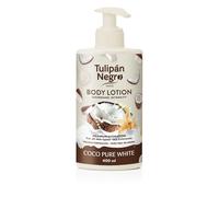Tulipano Nero Lozione Corpo con dosatore Coco Pure White, massima idratazione 400 ml, intensamente profumato e per tutti i tipi di pelle