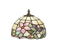 TULIPANO Solo paralume Tiffany d. 25cm disegno fiori