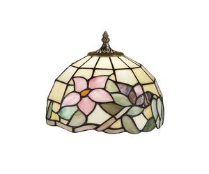 TULIPANO Solo paralume Tiffany d. 25cm disegno fiori