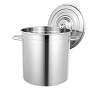 TuliperMood Pentola da 35 litri per gastronomia, Pentola Induzione, con coperchio in acciaio inox