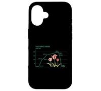 Tulipmania Tulip Mania Mercato Azionario Bubble Crash Crypto Moon Custodia per iPhone 16