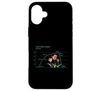 Tulipmania Tulip Mania Mercato Azionario Bubble Crash Crypto Moon Custodia per iPhone 16 Plus
