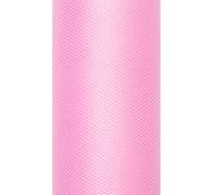 Tulle in rotolo, Rosa 15 cm X 9 m