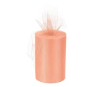 Tulle Rotoli Tessuto Rocchetti 6" 100 Iarde Leggero Arancione per Decorazione
