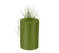 Tulle Rotoli Tessuto Rocchetti 6" 100 Iarde Oliva Verde per Decorazione