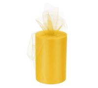 Tulle Rotoli Tessuto Rocchetti 6" 100 Iarde Oro Giallo per Decorazione