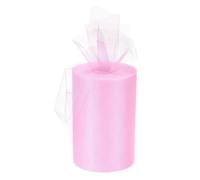 Tulle Rotoli Tessuto Rocchetti 6" 100 Iarde Pale Rosa per Decorazione