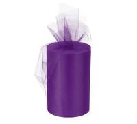 Tulle Rotoli Tessuto Rocchetti 6" 100 Iarde Scuro Viola Rosso per Decorazione