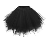 Tulle Skirt Women's Short Skirt Damen Waist Tutu Skirt Tulle Puffy Tutu Skirt Sottogonna 50s Tulle Gonna M Rock Tulle Donna, b, Waist 60-80 cm