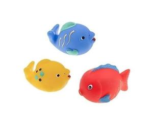 TULLO Pesci da bagno senza buco, 3 pezzi (509)