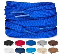 TULMERO SULPO 2 paia di lacci piatti da 8mm per scarpe, 150 cm - 2 Paare