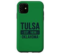 Tulsa Oklahoma Est. 1836 Vintage Hometown Pride Custodia per iPhone 11