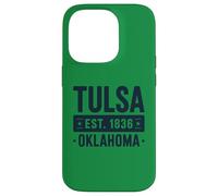 Tulsa Oklahoma Est. 1836 Vintage Hometown Pride Custodia per iPhone 14 Pro