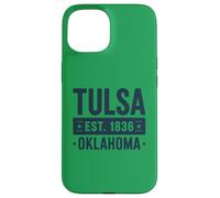 Tulsa Oklahoma Est. 1836 Vintage Hometown Pride Custodia per iPhone 15