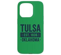 Tulsa Oklahoma Est. 1836 Vintage Hometown Pride Custodia per iPhone 15 Pro