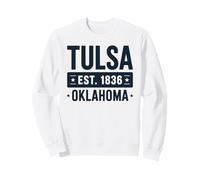 Tulsa Oklahoma EST. 1836 Vintage Hometown Pride Felpa