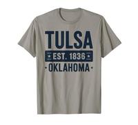 Tulsa Oklahoma EST. 1836 Vintage Hometown Pride Maglietta