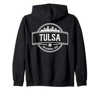 Tulsa, Oklahoma, Stati Uniti, City Travel, Progettazione Urbana Felpa con Cappuccio