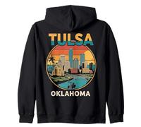 Tulsa, Oklahoma, Stati Uniti, City Travel, Progettazione Urbana Felpa con Cappuccio